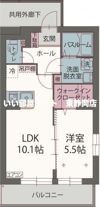 ルシエール東護の間取り画像