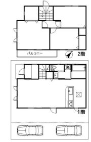 バルールKの間取り画像