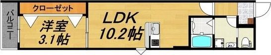 LECOCON守山Ⅳの間取り画像