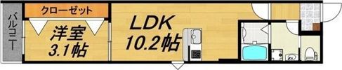 LECOCON守山Ⅳの間取り画像