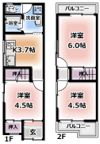 江瀬美町戸建の間取り画像