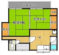 吉田東貸家（4丁目）の間取り画像