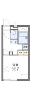 レオパレスミルキーウェイの間取り画像