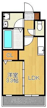 サンシティ直方の間取り画像