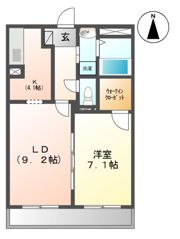 ルミナス高鼻の間取り画像