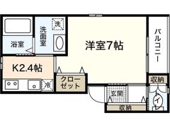 ホワイトキャッスル廿日市の間取り画像