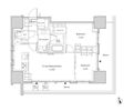 ザ・パークハビオ北千住の間取り画像