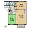 ドミール楽々園の間取り画像