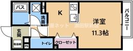 ハイツエイトⅣの間取り画像