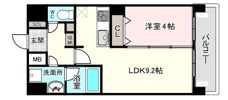 【IDC】ランドセントラル梅田の間取り画像
