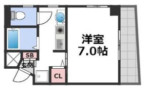 ノイエス大江四天王寺の間取り画像