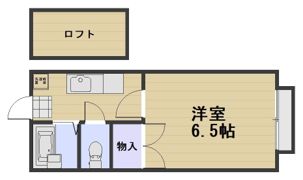 メゾンドゥクロワの間取り画像