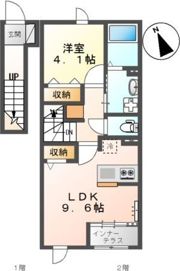 ハーベスト鶴市の間取り画像
