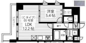L’sステューディオ岡本の間取り画像