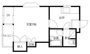 グレープハイツの間取り画像