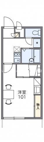 レオパレス大町の間取り画像