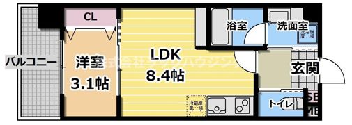 グローハイツ千林の間取り画像