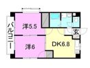 第98杉フラットの間取り画像