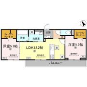J.リヴェール高松西宝町 A棟の間取り画像