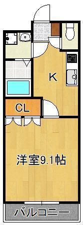 シェレン・バウム・Fの間取り画像