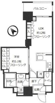 パークホームズ横濱関内の間取り画像