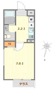 コンフォート蕨WESTの間取り画像