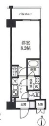 S-RESIDENCE押上パークサイドの間取り画像