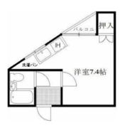 ミダ六マンションの間取り画像