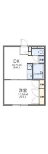 レオパレスグリーンハイツAの間取り画像