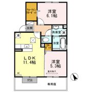 リアンGの間取り画像