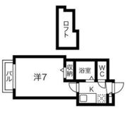 グランドール河原町の間取り画像