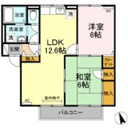 パストラル米原B棟の間取り画像