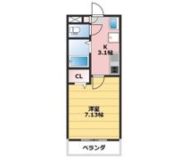 ウェーブレジデンス北長瀬の間取り画像