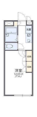 レオパレスメゾン・クレールの間取り画像