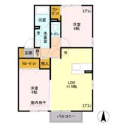 サニーイーストの間取り画像