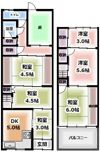 末広町貸家の間取り画像