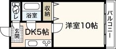 クレールミタキの間取り画像