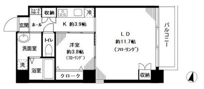 恩京アムールビルの間取り画像