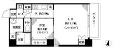 恩京アムールビルの間取り画像