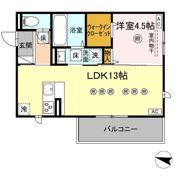 TORISIA飛田の間取り画像