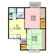 ハイツ福田の間取り画像