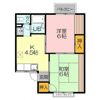 ハイツ福田の間取り画像
