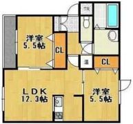 R＇s courtの間取り画像