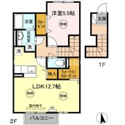 グランツ松島Dの間取り画像
