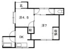 田浦町平屋の間取り画像