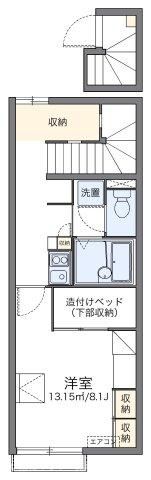 レオパレスLady GrayⅡの間取り画像