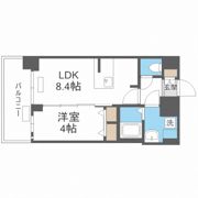 プレサンス南堀江ザ・センスの間取り画像