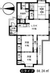 エフマンションの間取り画像