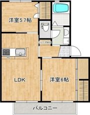 アンシャーリーAの間取り画像