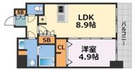 プレサンス阿波座ステーションフロントの間取り画像